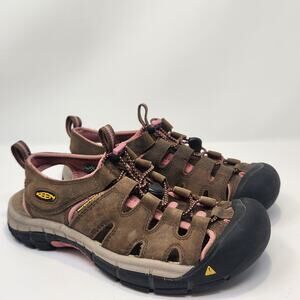 Keen Newport H2 Waterproof Hiking Outdoor Sandals Women Size 9 Brown Leather